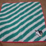 姪っ子から頂いたハンカチが、かわええのですよ、はい。